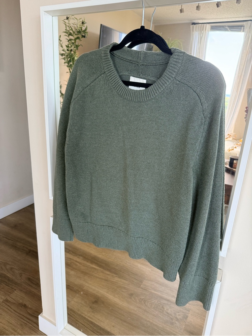 Abercrombie & Fitch Olive Crewneck Sweater